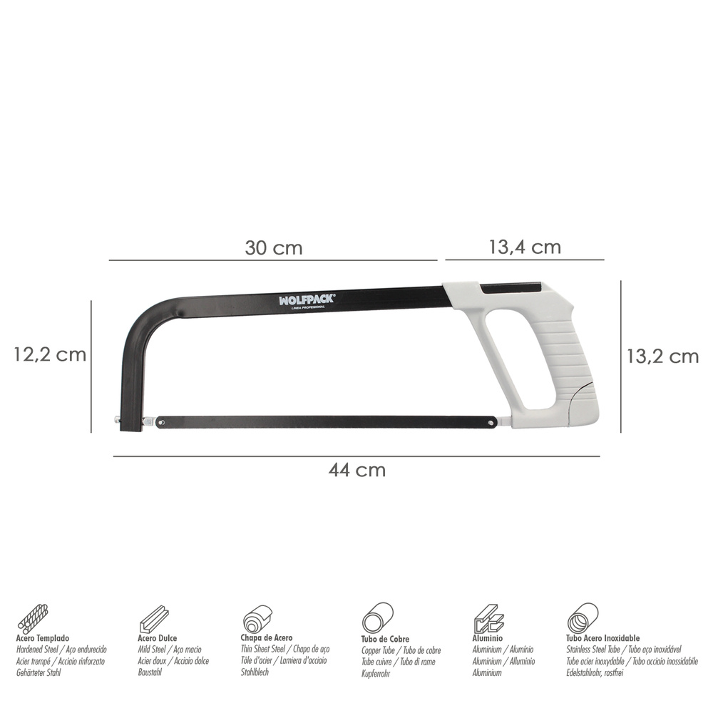 Arco Sierra Acero Con Empuñadura de Aluminio